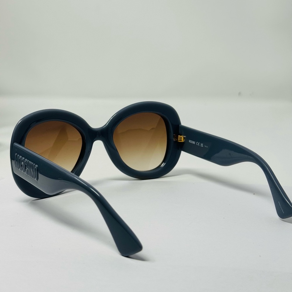 NEW Moschino Azure Blue MOS162/S 0MVU Women Sunglasses Brown Gradient  54-22-140 - Picture 3 of 5